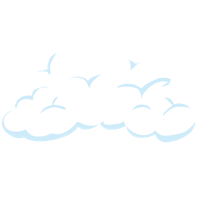 a white cloud on a black background